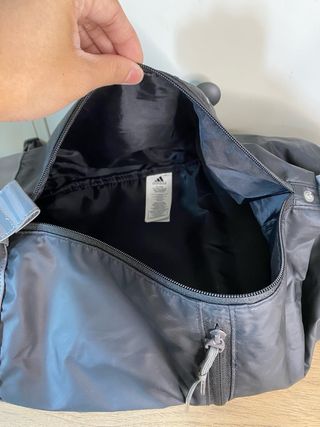 Bandolera Adidas Negra y Gris