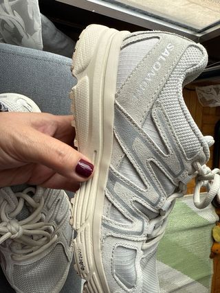 Zapatillas Salomon X-Mission 4 Suede Beige/Gris