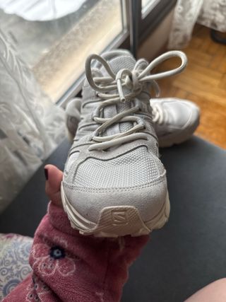 Zapatillas Salomon X-Mission 4 Suede Beige/Gris