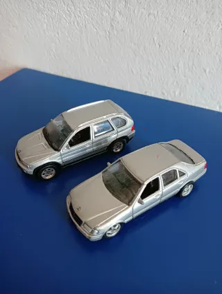 Lote 2 Miniaturas Mercedes y BMW 1/64
