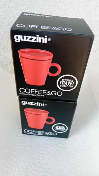 Coppia tazzine caffè da viaggio Guzzini ☕️ ❤️