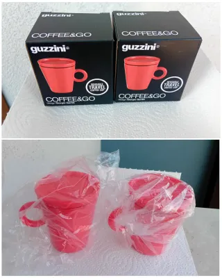Coppia tazzine caffè da viaggio Guzzini ☕️ ❤️