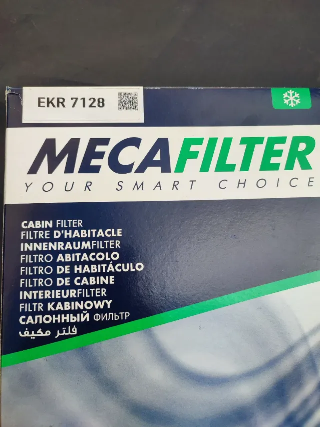 Filtro de habitáculo MECAFILTER EKR 7128