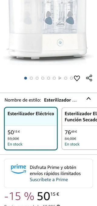 Chicco Esterilizador Eléctrico