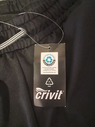 Pantalón chándal Crivit Negro