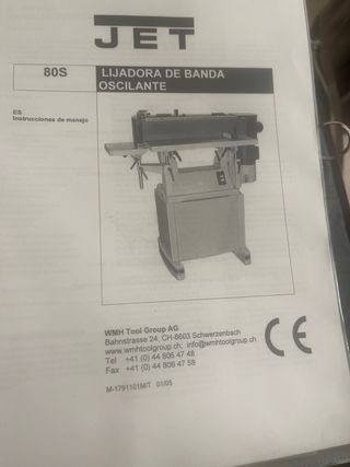 Lijadora de banda oscilante 80S