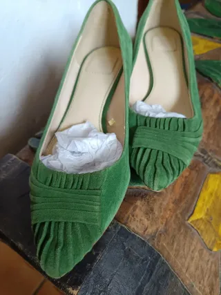 Zapatos Zara Verdes