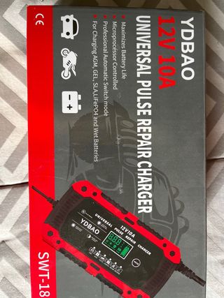 Cargador Baterías YDBAO 12V 10A Universal