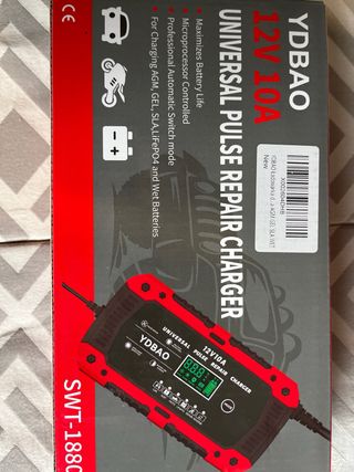 Cargador Baterías YDBAO 12V 10A Universal