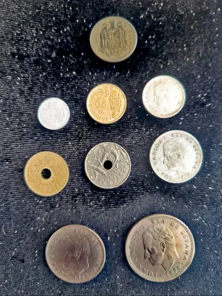 Lote monedas españolas antiguas