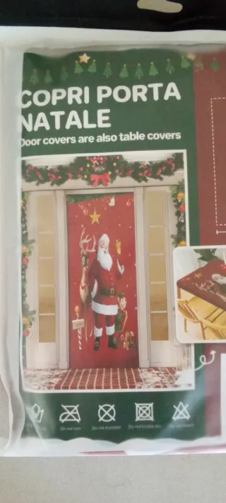 Copri porta natalizio nuovo