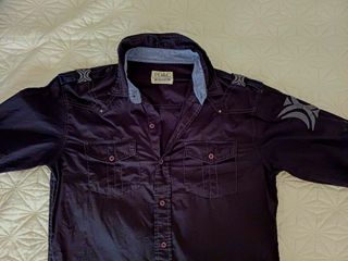 Camisa Negra PD&C Hombre Algodón Talla M