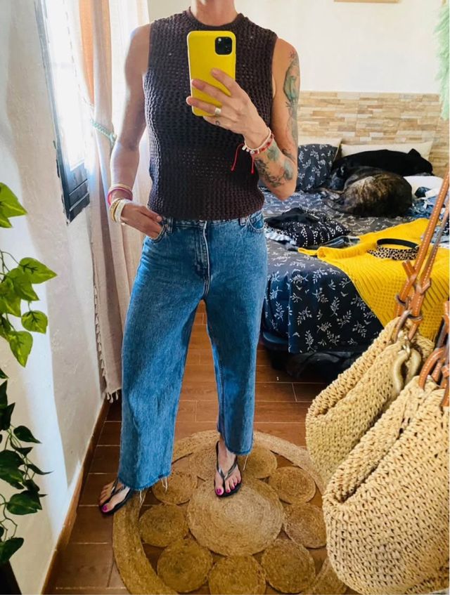 Camiseta Zara sin mangas