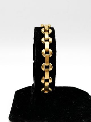 Pulsera maciza de oro 18k