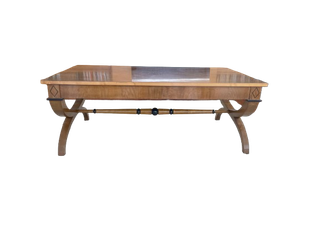 Mesa centro madera clásica