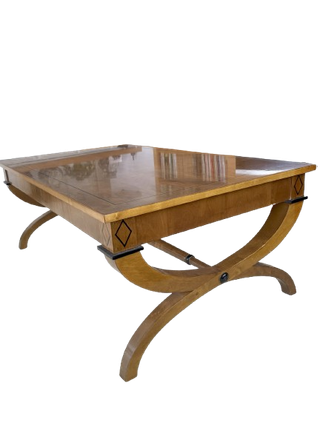 Mesa centro madera clásica