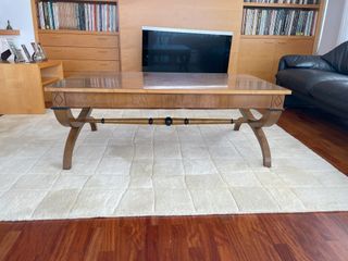 Mesa centro madera clásica