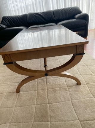 Mesa centro madera clásica