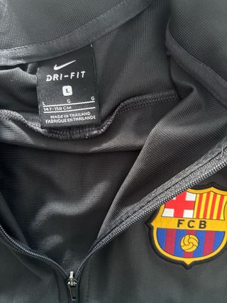 Chándal Nike Barça Negro y Turquesa