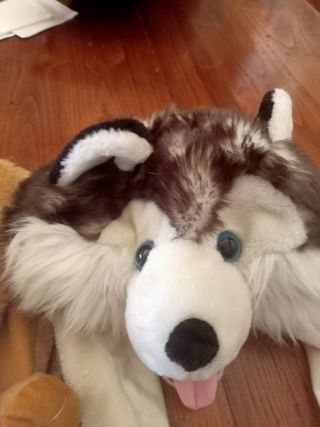 Coppia cappelli peluche bambini per la montagna