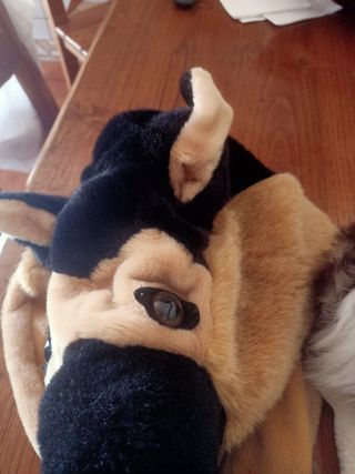 Coppia cappelli peluche bambini per la montagna