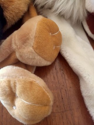 Coppia cappelli peluche bambini per la montagna