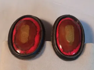 Pendientes Plata de Ley y Esmalte