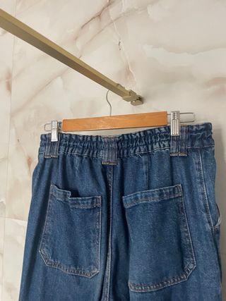 Vaqueros cargo Pull&Bear mujer azul
