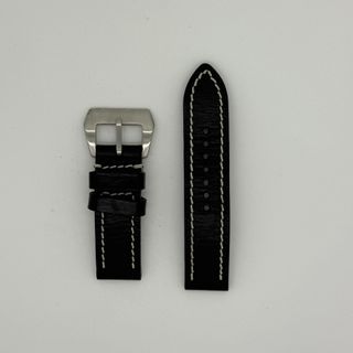CORREA TIPO PANERAI DE PIEL NEGRA JACOB STRAP