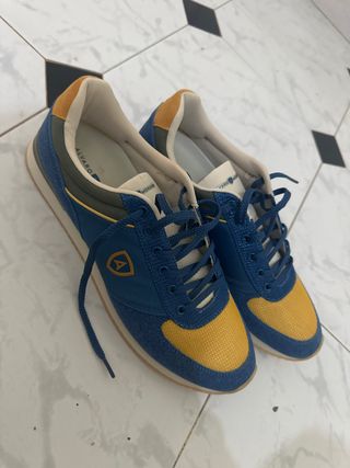 Zapatillas Álvaro Moreno Azul/Amarillo Talla 44
