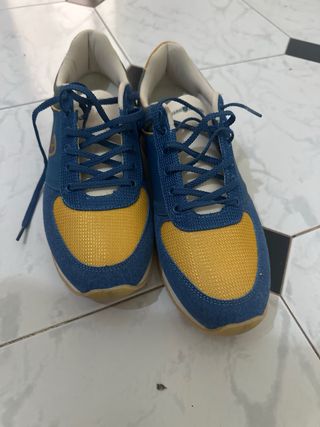 Zapatillas Álvaro Moreno Azul/Amarillo Talla 44