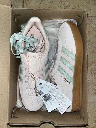 Adidas Gazelle Indoor W Rosa/Verde 
