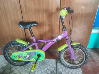Bicicleta Morada Niña Poco Uso