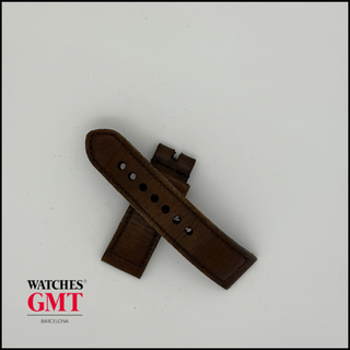 CORREA TIPO PANERAI DE PIEL MARRON JACOB STRAP