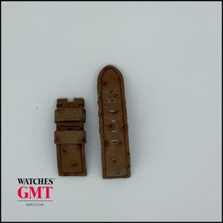 CORREA TIPO PANERAI DE PIEL MARRON JACOB STRAP