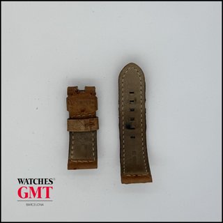 CORREA TIPO PANERAI DE PIEL MARRON JACOB STRAP