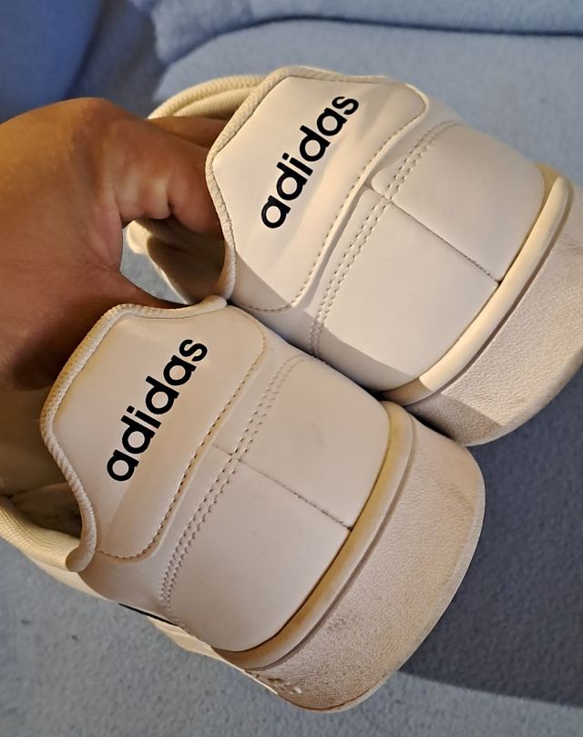 Zapatillas Adidas Talla 46 Blancas Negras