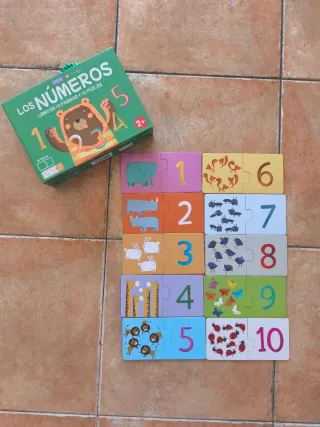 Puzzle infantil números y animales SASSI