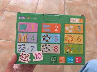 Puzzle infantil números y animales SASSI
