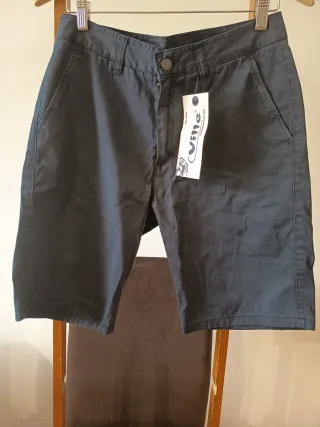 Calções sarja C Ville pretos