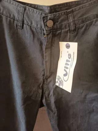 Calções sarja C Ville pretos