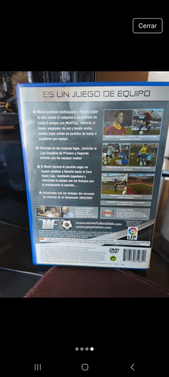 Juego PS2 Esto es Futbol 2004