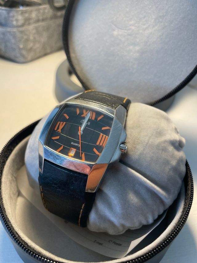 Reloj Lotus 15319 Quarzo Negro Naranja