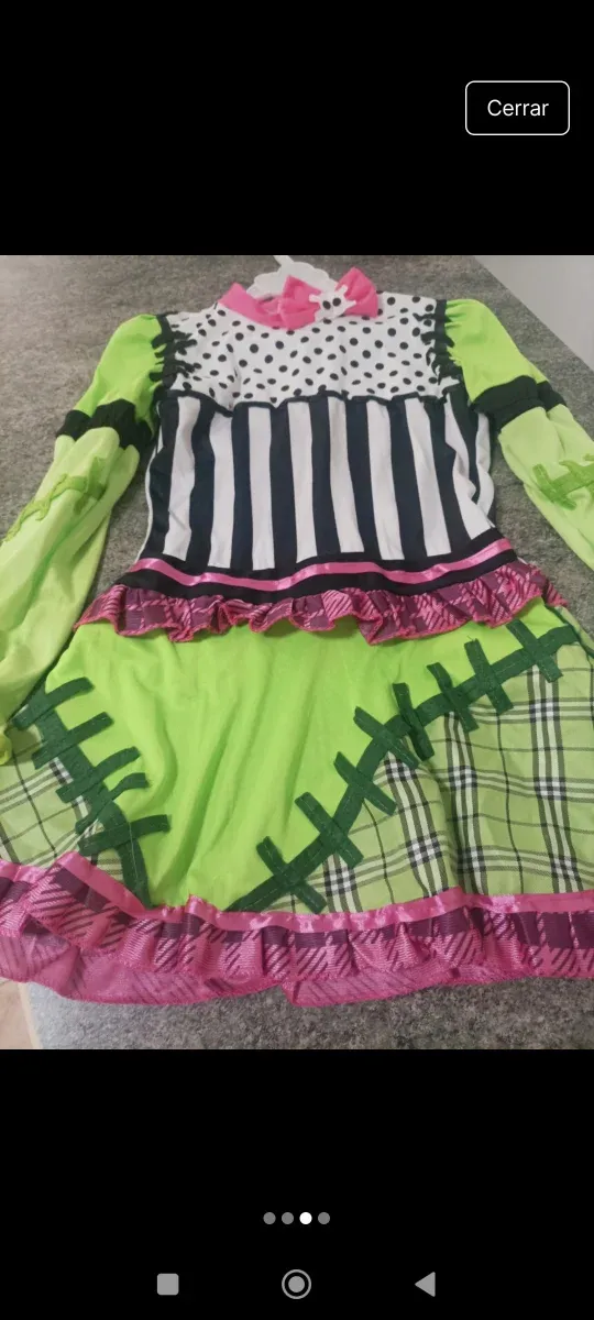 Disfraz Monster Niña 5 Años