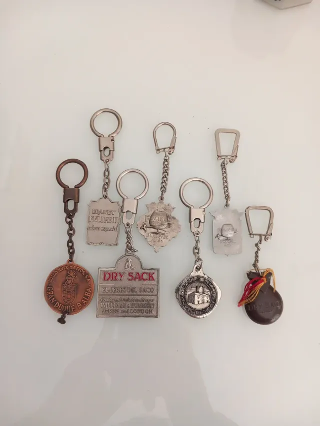 7 portachiavi Brandy e Cava