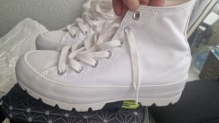 Zapatillas Converse All Star Plataforma Blancas, 
