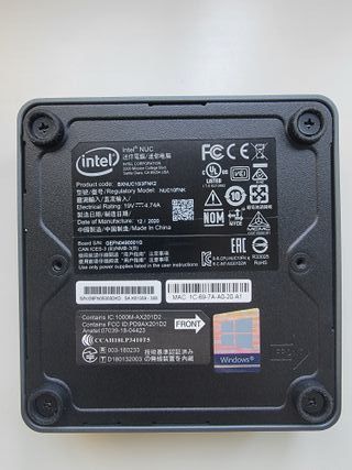 Mini PC Intel NUC Negro