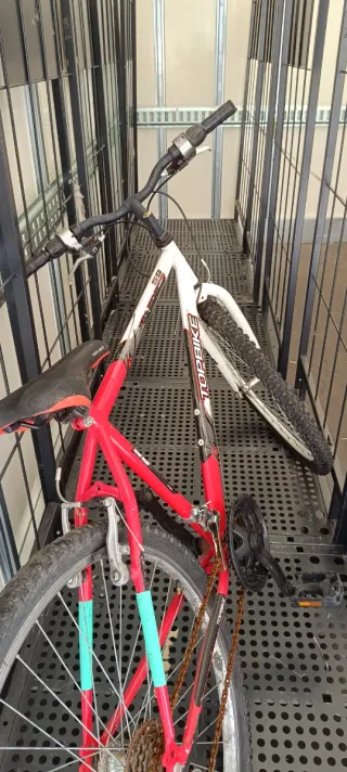 Bicicleta TOPBIKE Roja y Blanca
