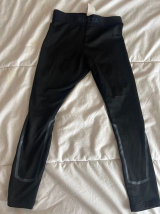 Mallas de fútbol Kipsta negras niño 4/5 años