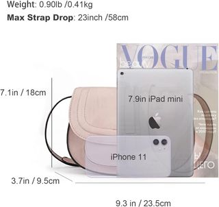 Bolso bandolera AFKOMST rosa